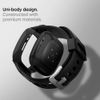 Spigen Rugged Armor Pro Designed for Fitbit Versa 3 Case/Designed for Fitbit Sense Case Cover - Black