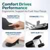 Purely E5720 Ergonomic Computer Arm/Elbow Support Rest for Desk - Black