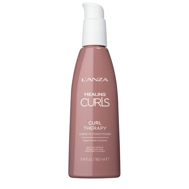 L'ANZA Healing Curls Curl Therapy Leave In Conditioner - Leave in Conditioner for Curly Hair for Hydrating and Detangling to Prevent Breakage with Sulphate Free, Paraben Free Formula (5.4 Fl Oz)