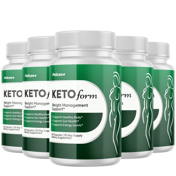 KETOform- Keto & Weight Support- 5 Bottles- 300 Capsules