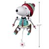 Hallmark Keepsake Christmas Ornament 2022, The Peanuts Gang Skiing Snoopy with Pull-String