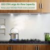 36" Built-In/Insert Range Hood 800CFM Powerful Exhaust Fan Kitchen Stove Silver
