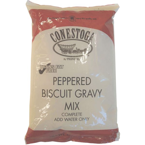 Conestoga Peppered Biscuit Gravy Mix, 24 Ounce - 6 per case.