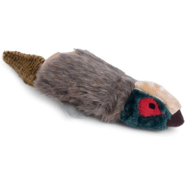 Petface Squeaky Pheasant Plush Dog Toy