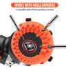 ASUSARA Multi-Purpose Drill Sharpener, Handheld Drill Sharpener, Drill Sharpener, Power Drill Sharpening Attachment, Precision Pilot Tool, 2-13 mm, for Sharpening 115-125 mm Grinders