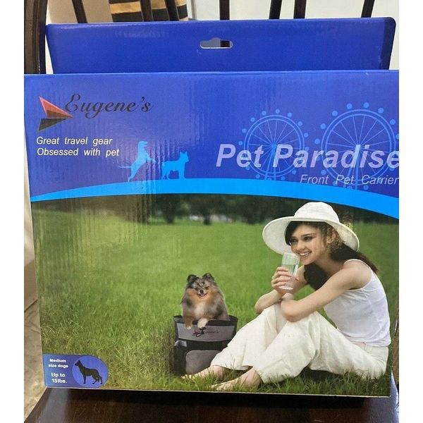 Eugene's Pet Paradise Adjustable Front Facing Pet Carrier  New In Box