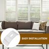 HOMSFOU Blinds Ceiling Mount Bracket 6pcs Blind Mounting Brackets Replacement for Vertical Blinds Easy to Install