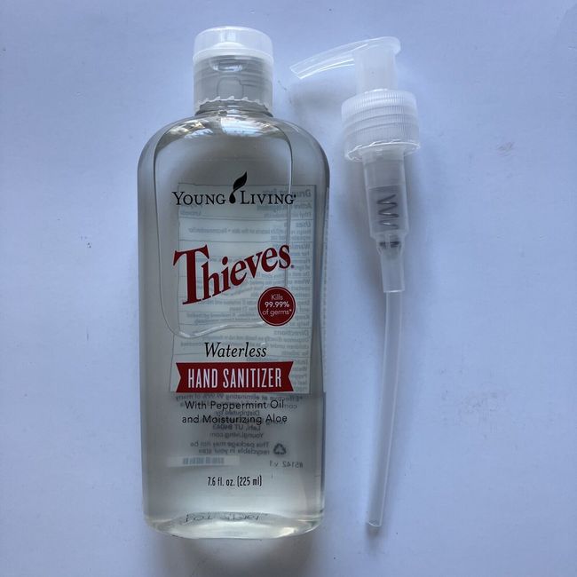 Young Living Thieves Waterless Hand Sanitizer w/ Peppermint Oil & Aloe 7.6 fl oz