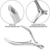 Cuticle Trimmer Pusher Cutter Stainless Steel