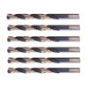 6PCS,7/16", Black and Gold, Twist Drill Bits