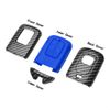 TANGSEN HDS4E Smart Key Case, Compatible with ABS+Rubber, Blue rubber + carbon fiber pattern ABS black