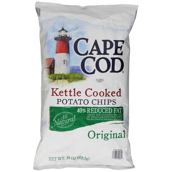 Cape Cod Original Reduced Fat Potato Chips, 30 Ounce