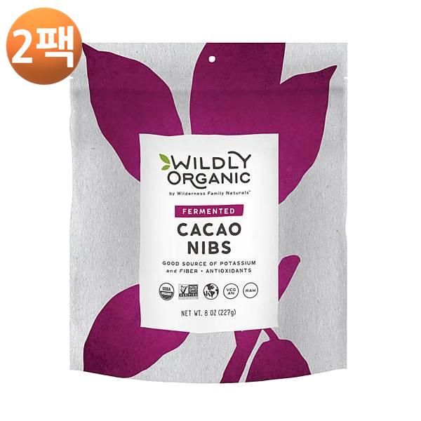 Wildly Organic Fermented Cacao Nibs 8 oz, 6 Pack