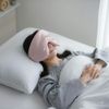 Cainz Eye Mask, Skin Friendly Big Eye Comforter, Pink