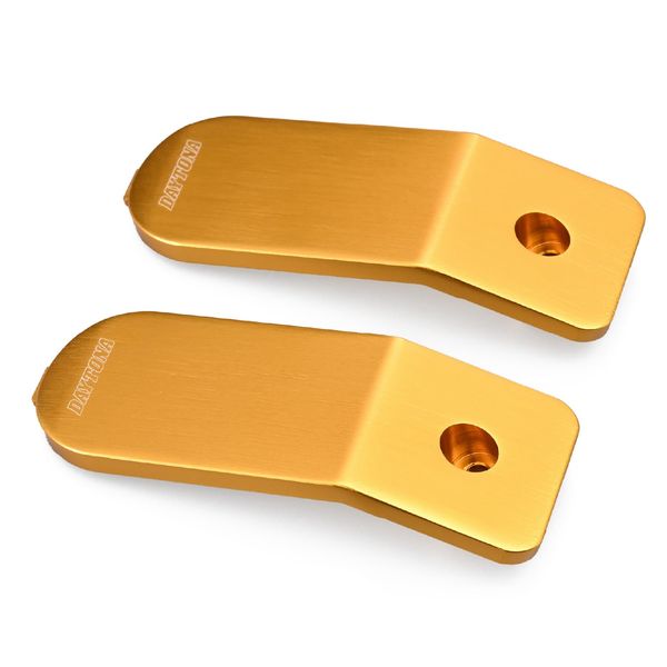 Daytona 48345 Motorcycle Engine Slider Optional Engine Protector Streamline Design Panel, Set of 2, Gold