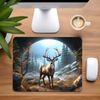 3D Deer Custom Non-Slip Neoprene Mouse Pad Home Office