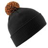 Beechfield Snowstar Beanie - French Navy/Light Grey