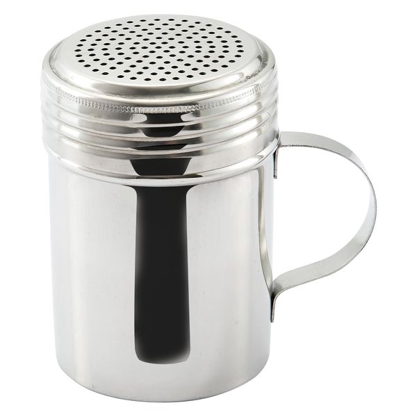 Winco 10 Oz. Stainless Steel Dredge (DRG-10), 5 inches X 4.75 inches X 1.5 inches