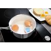PEARL Eier Timer: Eieruhr "Egg-Timer", lebensmittelecht (Ei Timer, Egg perfect, wie funktioniert)