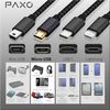 2x 4m charging cable for PS4 controller, micro USB charging cable, micro USB cable, nylon, micro USB, fabric jacket, aluminum plug, green-black