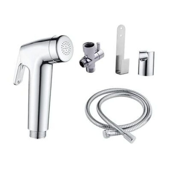 Handheld Bidet Sprayer for Toilet, Cloth Diaper Sprayer, Portable Chrome