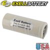 Exell 3.6V 750mAh NiCd Rechargeable Battery w/ Tabs For Flashlight E-Torch