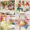 Unicorn Birthday Disposable Tableware Set Party Decorations For 24 Guests