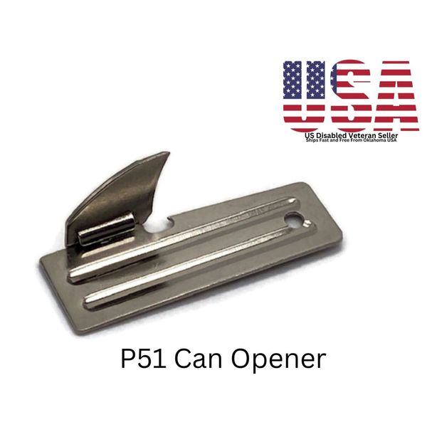 US Military Issue P51 Can Opener "Stainless Steel" Made in USA "NEW"