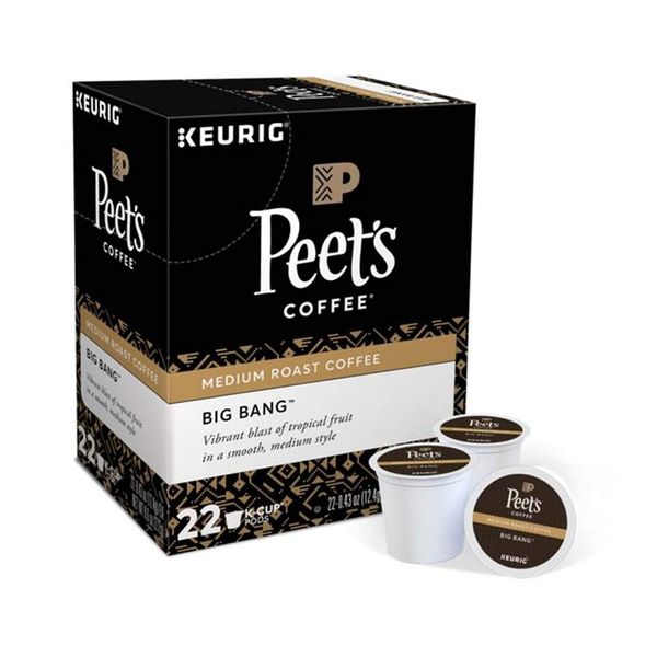 Keurig Coffee Pods K-Cups 16 / 18 / 22 / 24 Count Capsules ALL FLAVORS (22 Pods Peet's - Big Bang)