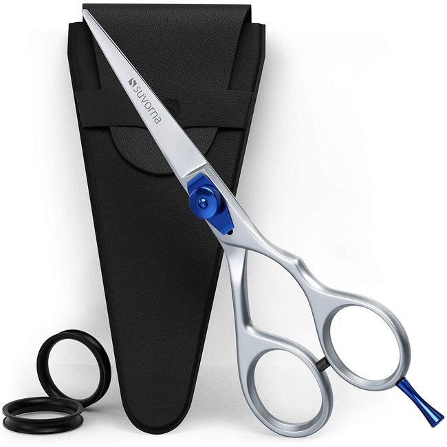  Suvorna 5.5 inch Barber Scissors, hair shears professional, haircutting scissors for adults, Hair Scissors Women & Men, Hairdresser  Scissors, Hair Scissors Professional