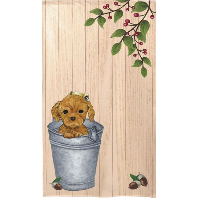 Noren 91218 Poodle for Bucket, Approx. 33.5 x 59.1 inches (85 x 150 cm)