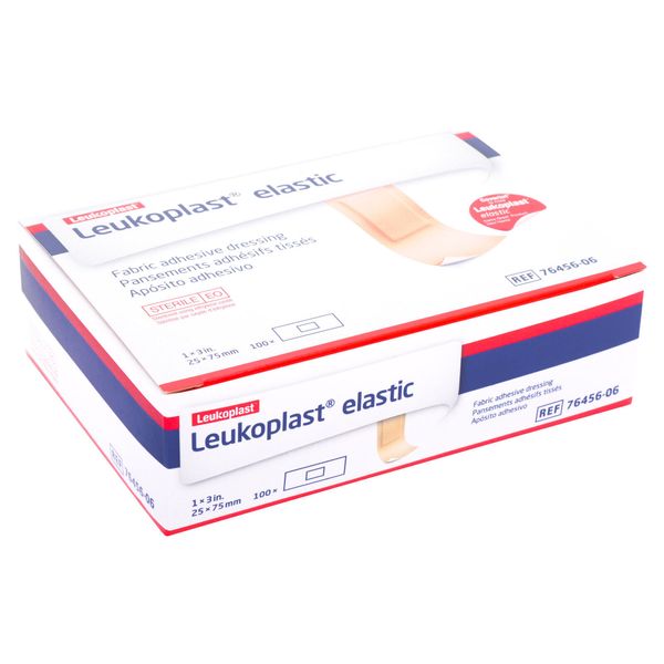 Leukoplast Elastic Adhesive Dressing 1 inch x 3 inch Sterile 100 Count