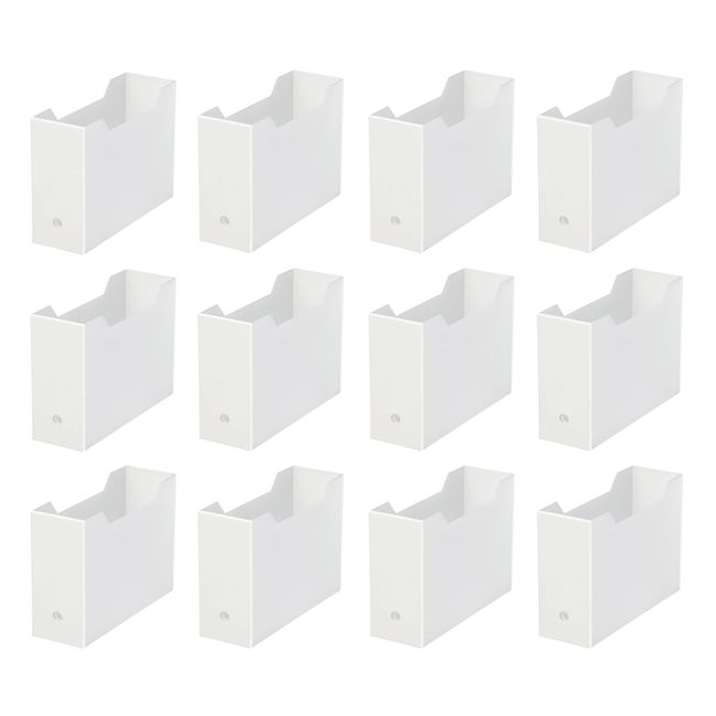 JEJ Astage State File Box Wide, White, W 43.3 x D 13.4 x H 95.5 inches (110 x 340 x 242 cm), Stationery, Office, Documents, Paper, Office File, Set of 12