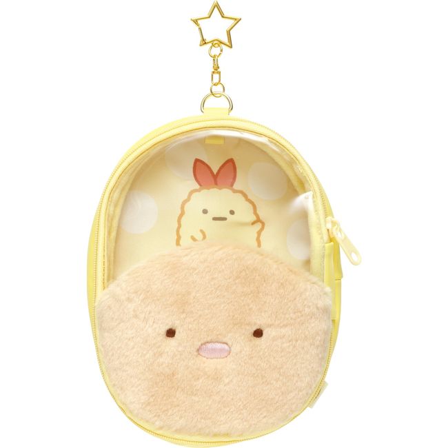 San-X CA44203 Sumikko Gurashi Plush Pouch, Tonkatsu