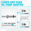 DURATECH Lower Unit Gear Oil Pump Fluid Transfer Pump for Standard Quart Bottles