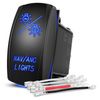 Nilight NAV/ANC Rocker Switch 7Pin Navigation Anchor Lights Toggle Switch DPDT