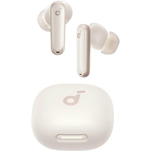 Soundcore P40i by Anker, Noise Cancelling Wireless Earbuds, Adaptive Noise Cancelling to Environments, Heavy Bass, 60H Playtime, 2-in-1 Case and Phone Stand, IPX5, Wireless Charging (Renewed)