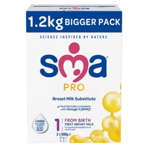 SMA® PRO First Infant Baby Milk Powder Formula from birth 1.2 kg