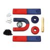 Physics Science Magnetic Kit Educational Science Experiment Tool Rod Ring Horseshoe Compass Magnet
