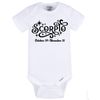 Scorpio Baby Onesie (12, White/Orange)