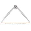 sourcing map Navigation Divider 6 Inch 150mm Adjustable Straight Pattern Divider Compass for Metalworking Geometry Drawing Woodworking