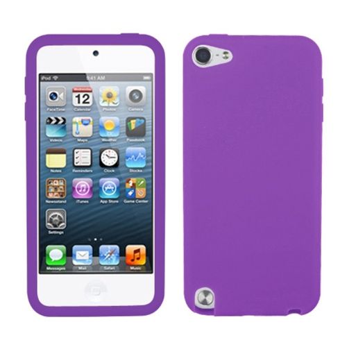 Asmyna Solid Skin Cover Electric Purple for iPod touch 5