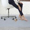 60" Office Chair Mat Non-slip Texture Desk Solid Floor Mat Protector Carpet