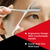 Seki Edge Ss-605 Eyebrow Comb Scissors, Stainless Steel