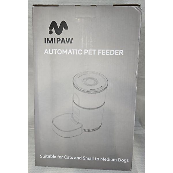 Imipaw Automatic Pet Feeder For Cats & Small Medium Dogs New in Box