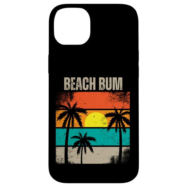 Retro Beach Bum Sommerurlaub Hülle für iPhone 14 Plus