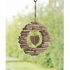 Wooden-Heart Wreath