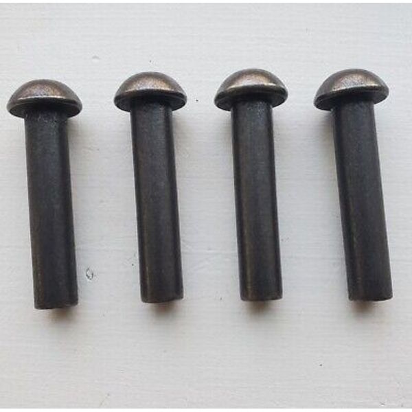 Englander Wood Stove Door Hinge Pins, 3/8" x 1 3/4", solid steel set of 4