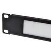 kenable Brush Plate/Panel Cable Management 1U for 19 inch Data Cabinet in White