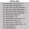 Multi-Instrument Stainless Steel Kit for Lab Work or DIY Projects - 14Pcs